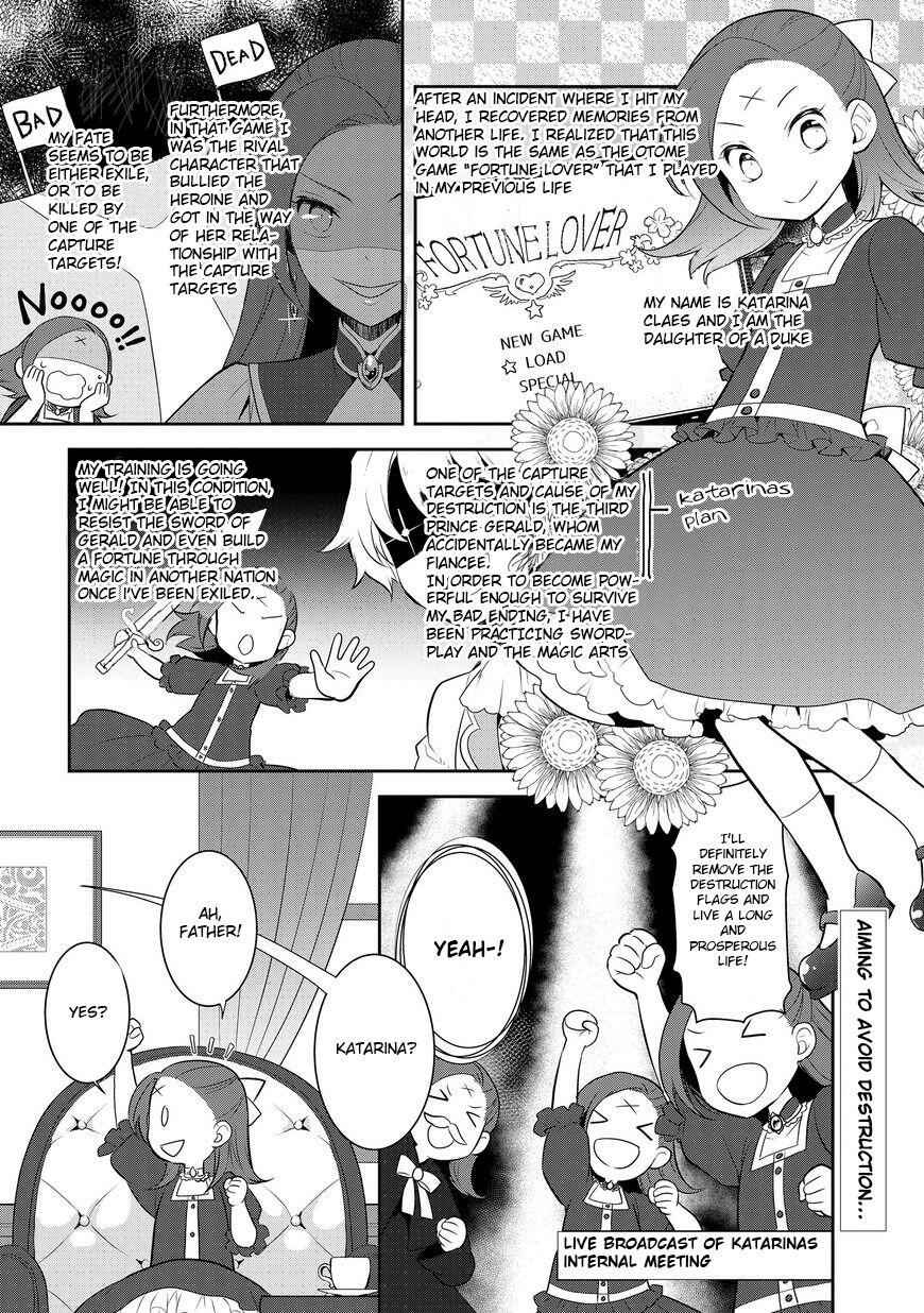 Otome Game No Hametsu Flag Shika Nai Akuyaku Reijou Ni Tensei Shite Shimatta... Chapter 2 2